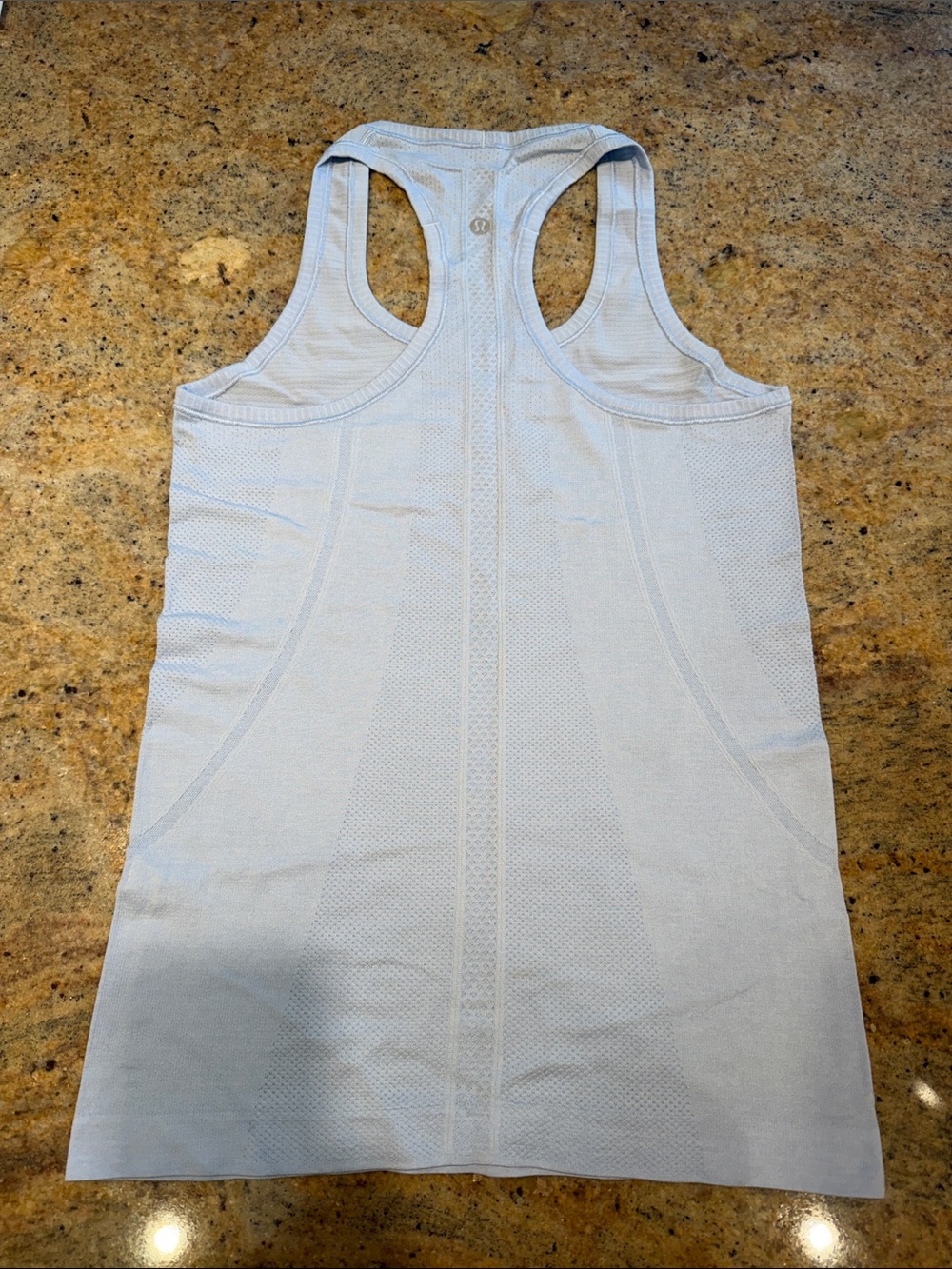 lululemon athletica Pale Blue Racerback Performance Tank